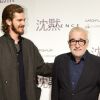 Een foto van Andrew Garfield en Martin Scorsese