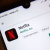 Netflix app on screen