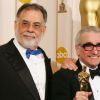Een foto van Martin Scorsese en Francis Ford Coppola