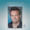 De cover van de autobiografie van Matthew Perry.