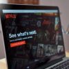 Netflix op laptopscherm