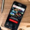 Netflix on phone