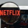 Netflix op laptopscherm