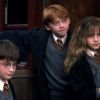 Harry, Ron en Hermelien in de eerste film.
