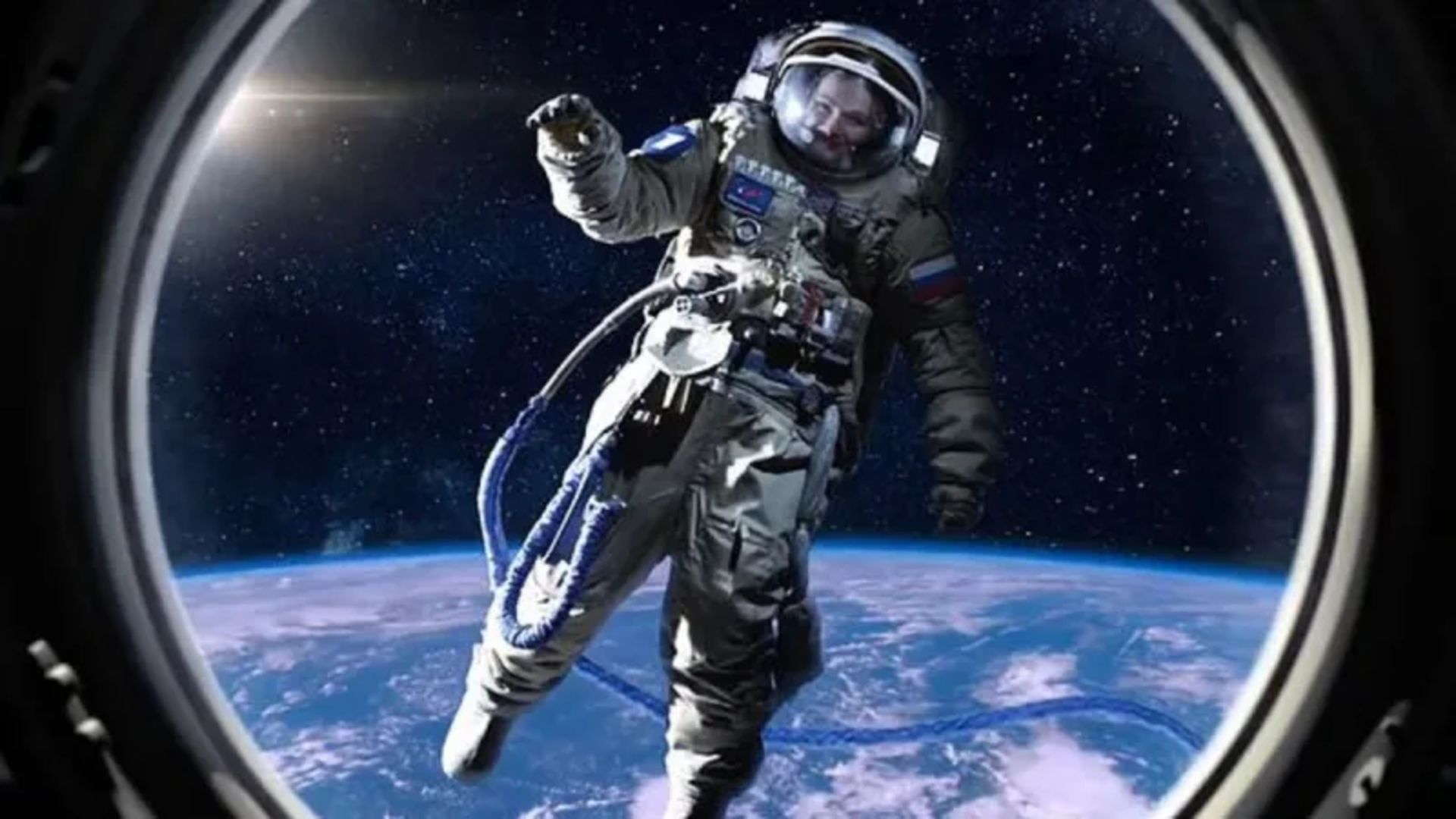 De eerste speelfilm die in de ruimte is opgenomen, 'The Challenge', is