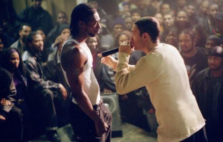 Een foto van Eminem in 8 Mile