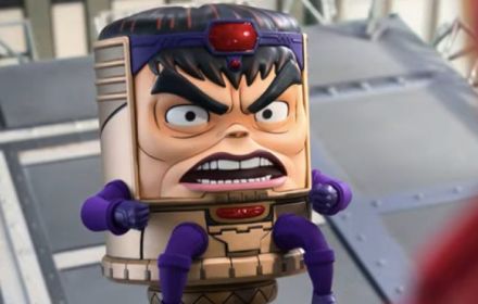 M.O.D.O.K. in de trailer voor zijn aankomende serie.