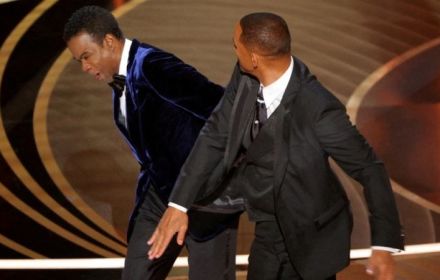 Will Smith geeft klap