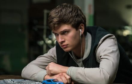 Ansel Elgort in Baby Driver