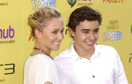 Een foto van Hayden en Jansen Panettiere.