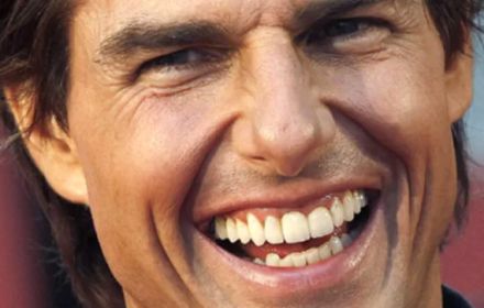 Lachende Tom Cruise