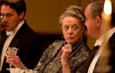 Maggie Smith in Downton Abbey.