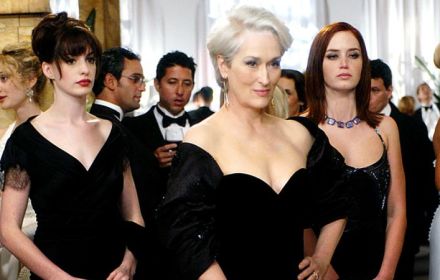 Een scene uit The Devil Wears Prada.