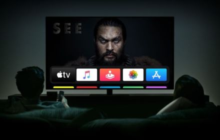 Beeldscherm met Apple TV+