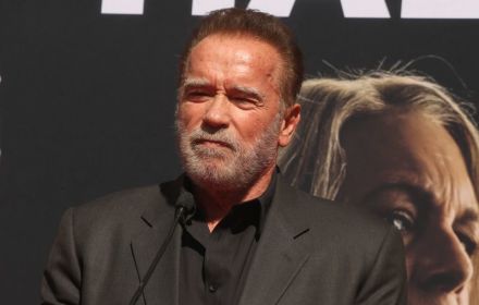 Een foto van Arnold Schwarzenegger.
