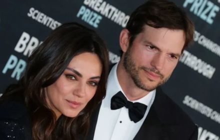 Een foto van Kutcher en Kunis