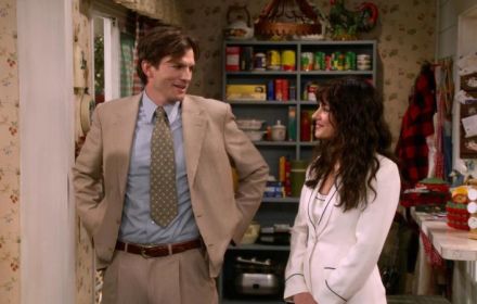 Ashton Kutcher en Mila Kunis in That 90's Show