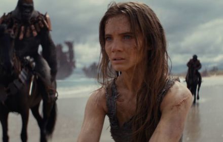 Still uit 'Kingdom of the Planet of the Apes'