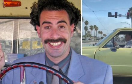 'Beelden van opnames nieuwe 'Borat' opgedoken'