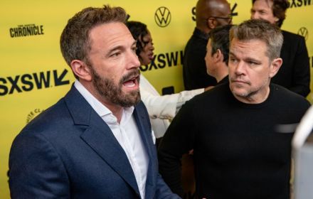 Een foto van Ben Affleck en Matt Damon