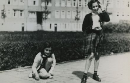 Foto Anne Frank en Hannah Goslar