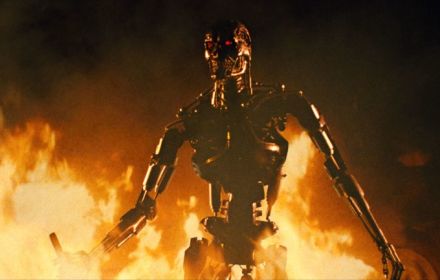 Een scene uit The Terminator.