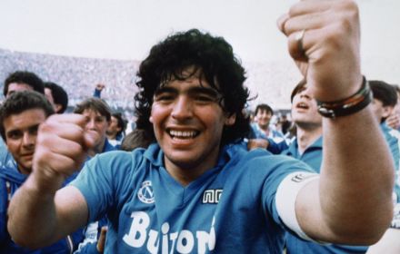 Diego Maradona bij Napoli