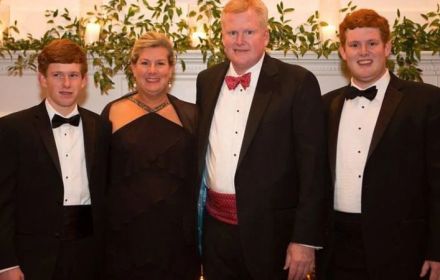 Een foto van de familie Murdough