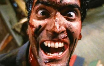 Bruce Campbell in 'Evil Dead 2: Dead By Dawn'