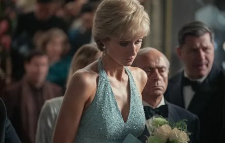 Een foto van Elizabeth Debicki als Diana in The Crown.