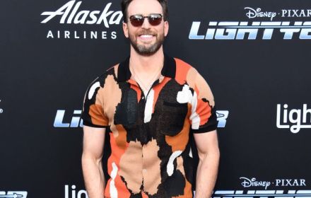 Chris Evans bij première