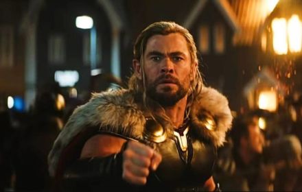 Een foto van Hemsworth als Thor