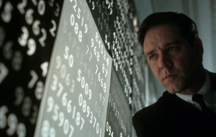 Een scene uit de film A Beaatiful Mind.