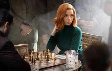 Scene uit The Queen's Gambit