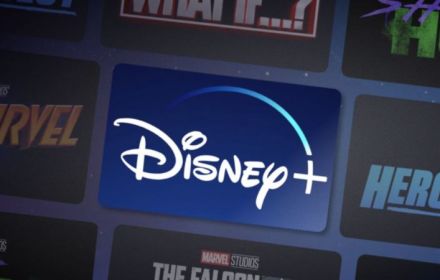 Disney+ logo op scherm