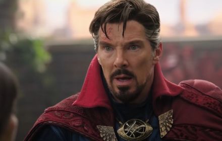Een foto van Benedict Cumberbatch als Doctor Strange.