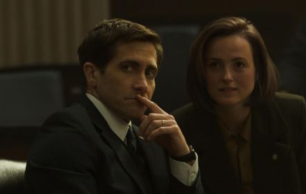 Een foto van Jake Gyllenhaal in Presumed Innocent