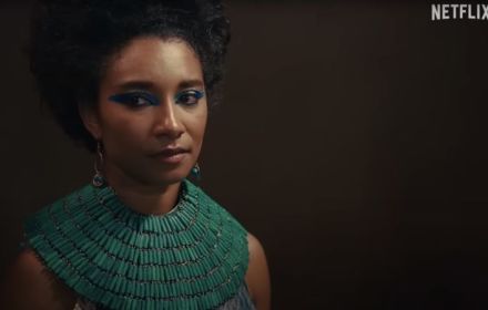 Cleopatra in de Netflix-docuserie Queens of Africa: Queen Cleopatra.