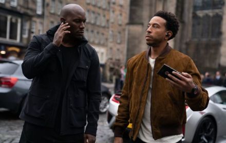 Een foto van Tyrese GIbson en Ludacris in F9