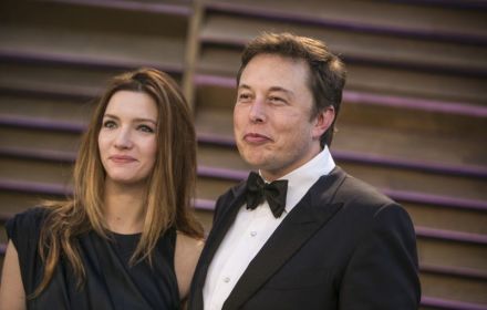 Een foto van Elon Musk en Talulah Riley