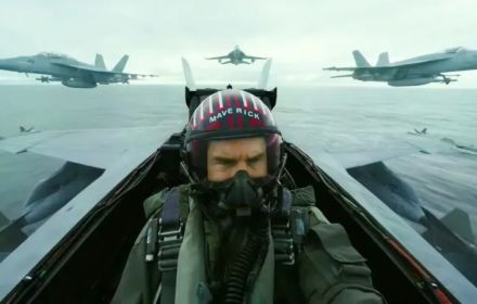 Tom Cruise in Top Gun: Maverick.