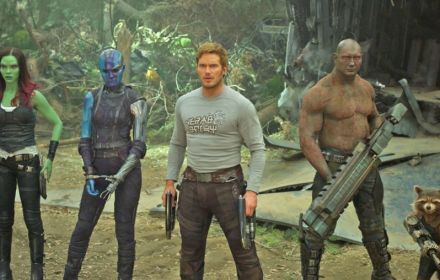 Een scene uit een van de Guardians of the Galaxy-films.