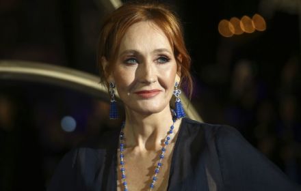 Een foto van JK Rowling.