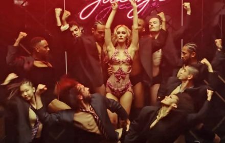 Een foto van Lily-Rose Depp in 'The Idol'.