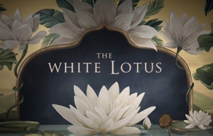 Een titlecard voor The White Lotus