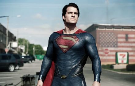 Een foto van Henry Cavill als Superman