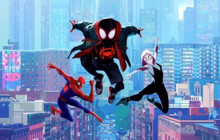 Een still uit Spider-Man: Across the Spider-Verse.
