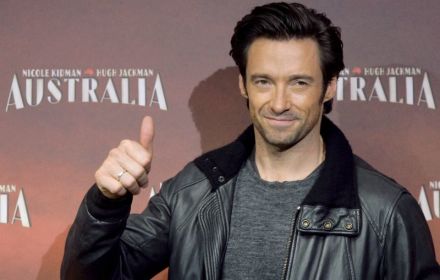 Een foto van Hugh Jackman.
