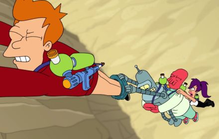 Een still uit de nieuwe trailer voor de Futurama-revival.