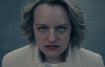 Elisabeth Moss in The Handmaid's Tale.